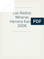 Las Radios Mineras Herrera Karina 2006