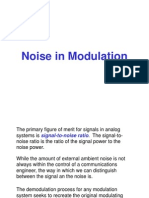 Noise in Modulation