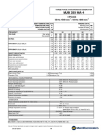 MJB 355 MA 4: 4 Poles 50 Hz-1500 Min / 60 Hz-1800 Min