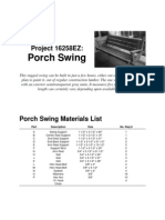 Porch Swing: Project 16258EZ