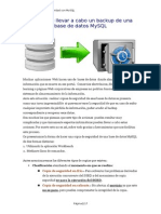 Tema 4. - Copias de Seguridad en MySQL