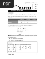 Example 1:: 1.1 Introduction To Matrix