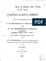 The Ooilection of Hindu Law Texis: Cvajnavalkya Smrti