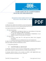 Cadre Réglementaire - Sécurité Et Santé Au Travail