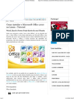 Como Instalar o Microsoft Office 2010 No Linux - Tutorial - Diolinux