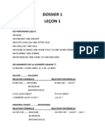 Dossier 1 Lecon 1