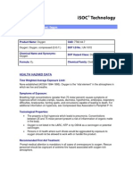 Oxygen MSDS