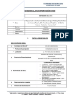 Informe de Supervision 08 - 2013 - Rosario - Huancavelica-Setiembre