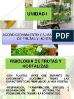 Acondicionamiento y Almacenamiento de Frutas y Hortalizas