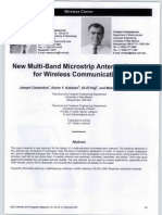 New Multi-Band Microstrip Antenna Design For Wireless Communications