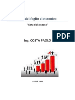 Excel Lista Della Spesa