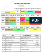 Jadual Waktu 5 Pismp Tesl 2