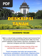 Dasar Ilmu Tanah Deskripsi Tanah