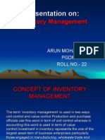 Concept of Inventory Management