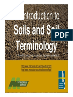 An Introduction To Soils, Soil Formation and Terminology