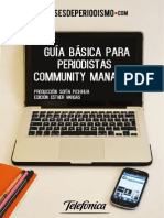 Guía Básica para Periodistas Community Manager