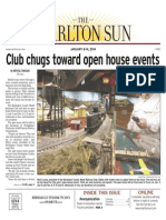 Club Chugs Toward Open House Events: Inside This Issue Online