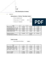 Experiment 7 - Determination of Bleaching Power by Iodimetry