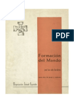 Formación Del Mando (Para Jefes de Grupo y Centuria) - OJE