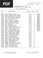 Resultados Examen UNP Setiembre 2009