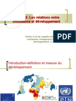 Thème 2 - Les Relations Entre Croissance Et Développement Économique 2009-2010