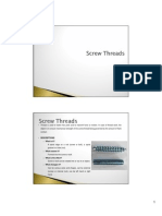 Manufacturing Process - Screw Threads