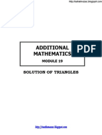 f4 Solution of Triangles