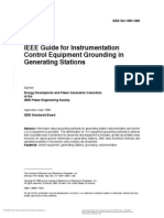 IEEE STD 1050-1996 Guide For Instrumentation Control Equipment Grounding in Generating Stations PDF