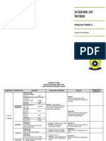 Scheme of Work English Form 2