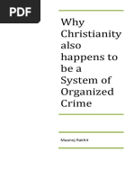 Why Christianity Also Happens To Be A System of Organized Crime