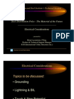 Steel Distribution Poles - The Material of The Future: American Iron and Steel Institute's Technical Session