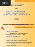 Bases Jurídicas Del Presupuesto Público en Venezuela