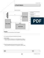 Introduction To Touch Sensors: Instructions
