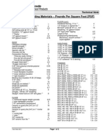 GE-1 Weights Building Materials