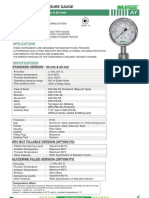 Ay-All Ss Sanitary Pressure Gauge