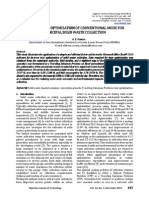 In-Town Tour Optimization of Conventional Mode For Municipal Solid Waste Collection