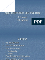 Agile Estimation and Planning