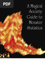 A Magical Society Guide To Monster Statistics