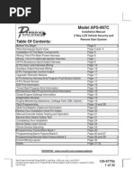 Manual en Inglés de Alarma Prestige Aps997c