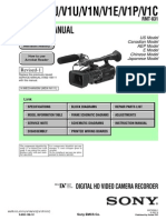 Service Manual: HVR-V1J/V1U/V1N/V1E/V1P/V1C