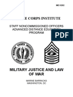 Military Justice and The Law of War