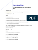 Vacuum Pumps - Calculating Flow Rate and Required Evacuation Time