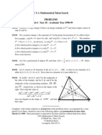 U S A Mathematical Talent Search