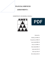 Financial Services Assignment 1: Submitted To: Ms Geetika Chawla