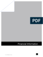 Financial Information