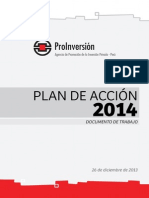 Plan de Acción de ProInversión - 2014