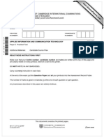 CIE Applied ICT O/N 2010 Question Paper 2