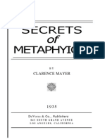 Secrets of Metaphysics - Edits