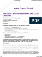 Fire & Gas Detection Philosophy Part 1 - Fire Detection - Instrumentation and Process Control