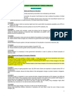 A Level Essay Questions by Topics (1998-2012) : Microeconomics Topic 1 Central Economics Problems and Resource Allocation